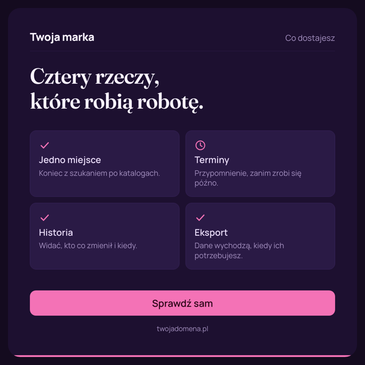 Tile grid template, Plum palette